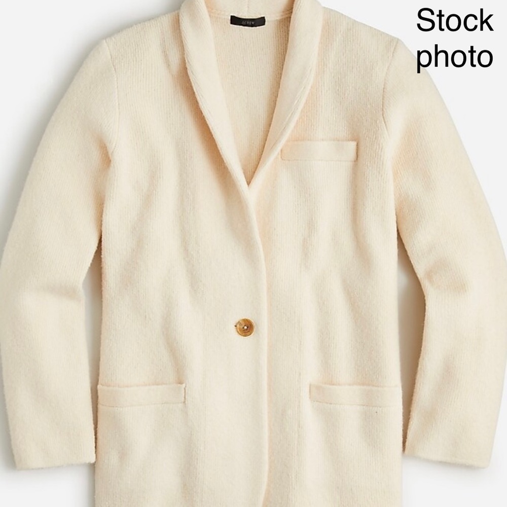 BNWOT J CREW THICK COCOON SWEATER BLAZER